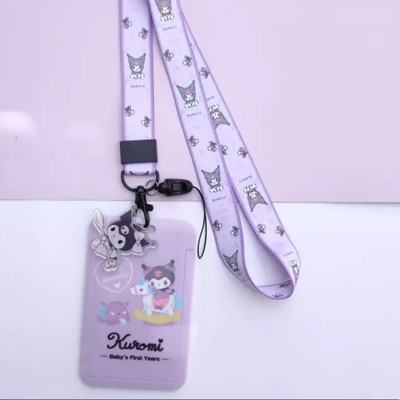 Hello Kitty Kuromi Keychain ID with lanyard. NWT - Picture 4 of 4